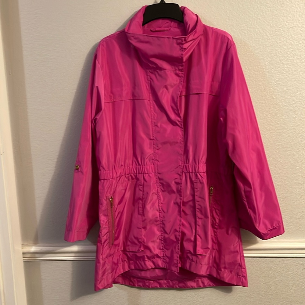 NWT Heathmoor Hot Pink, Lightweight Rain Jacket